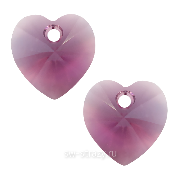 Кулоны 6228 10,3x10 mm Amethyst